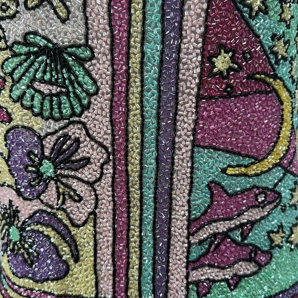 Oceanus Talia Hand Beaded Crystal Embellished Mini Dress Size M NWT - Picture 9 of 11